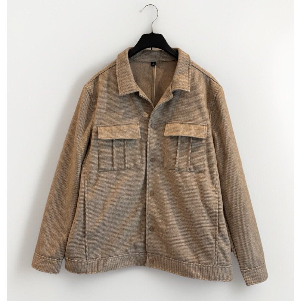Abbott Elementary Jacket‎ 🎓 Volume 1 Warner Bros Tan Shacket Size L